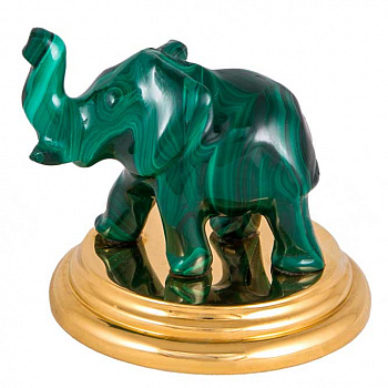 Сувенир из малахита «Слон»