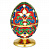Серебряная яйцо-шкатулка «Лотос»
