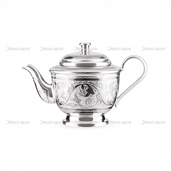 «Добрый», серебряный заварочный чайник
