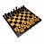 Шахматы 3 в 1 «Классические» черное золото