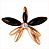 Серебряная подвеска «Цветик-семицветик» с фианитом и позолотой