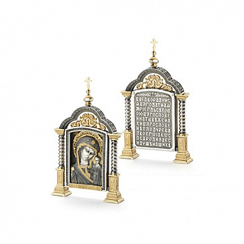 Серебряная парадная икона «Богородица»