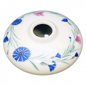Фарфоровая ваза для цветов «Василек»