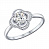 Серебряное кольцо "Нежный цветок"