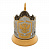 Подстаканник «Герб РФ» никелированный с позолотой