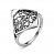 Серебряное кольцо «Ромб»