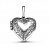 Серебряная подвеска «Волшебное сердце»