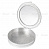 Серебряное зеркальце - футляр под пудреницу «Цветок»