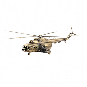 Многоцелевой вертолёт из бронзы «МИ-8Т»