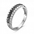 Серебряное кольцо «Блики камней» с фианитами для женщин