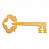 Ключ символический «На счастье» (возможно нанесение логотипа)