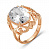 Серебряное кольцо «Версаль» с фианитом