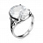 Серебряное кольцо «Царица» с фианитом